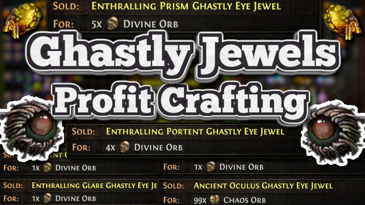 How to Craft INSANE Ghastly Jewels in 3.28: Easy Rolling Methods Explained