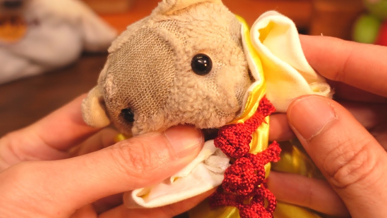 ぶたがミシンでおにんぎょうの拳法着を作ってみまてぃた【ぴんくのぶたちゃんねる】
