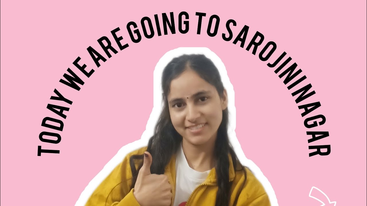 Finally aj hm gye sarojini nagar market 🤩❤️🛍️
