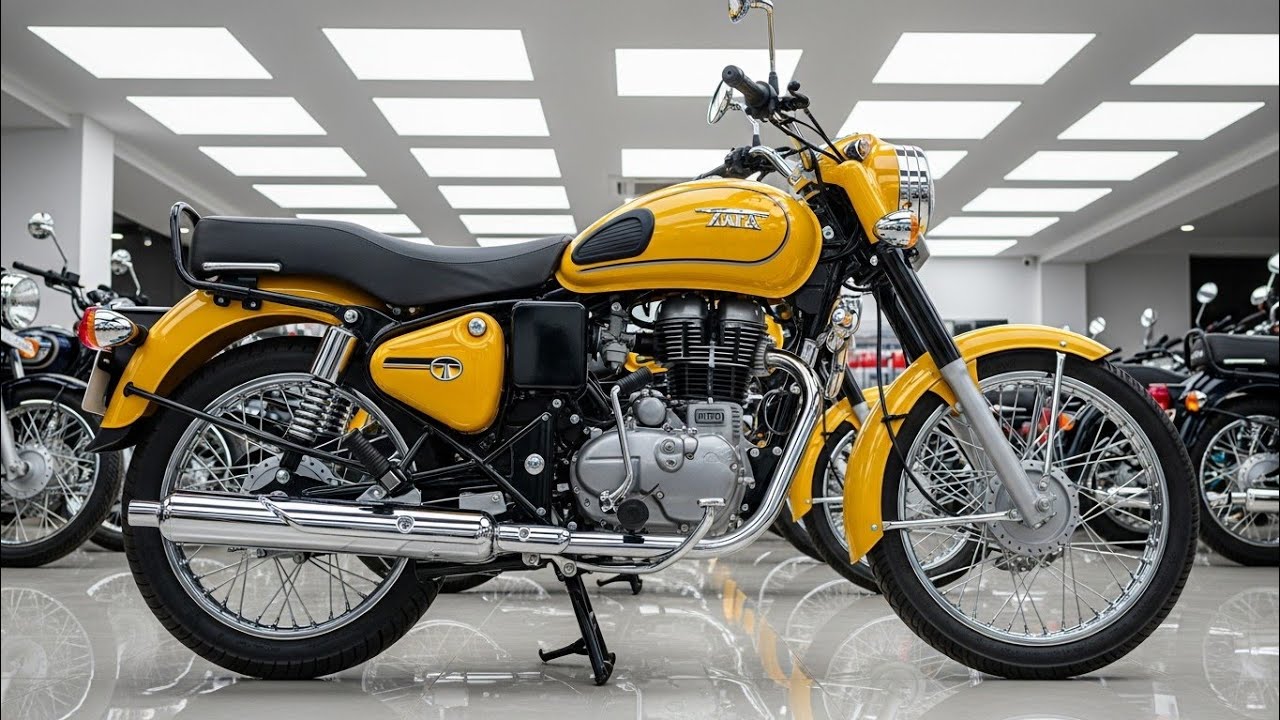 Title:Tata Classic 170cc Yellow Edition 🚀 Stunning Showroom Look, Powerful & Premium Classic Ride
