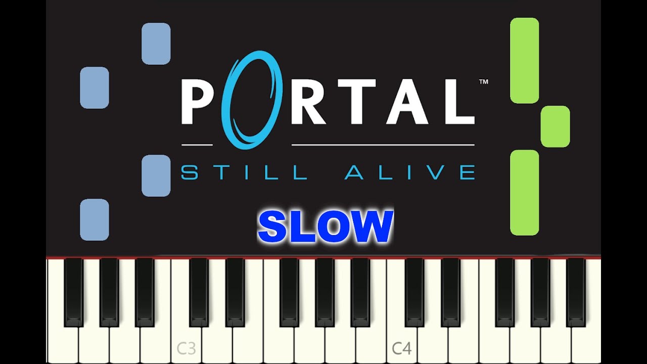 SLOW piano tutorial 