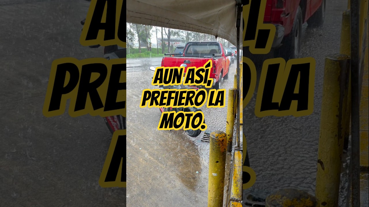 Aun así, prefiero la moto. 