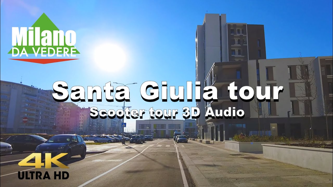 MILANO, ITALY: Discovering new green redevelopment project in Santa Giulia | Urban redevelopment 4K