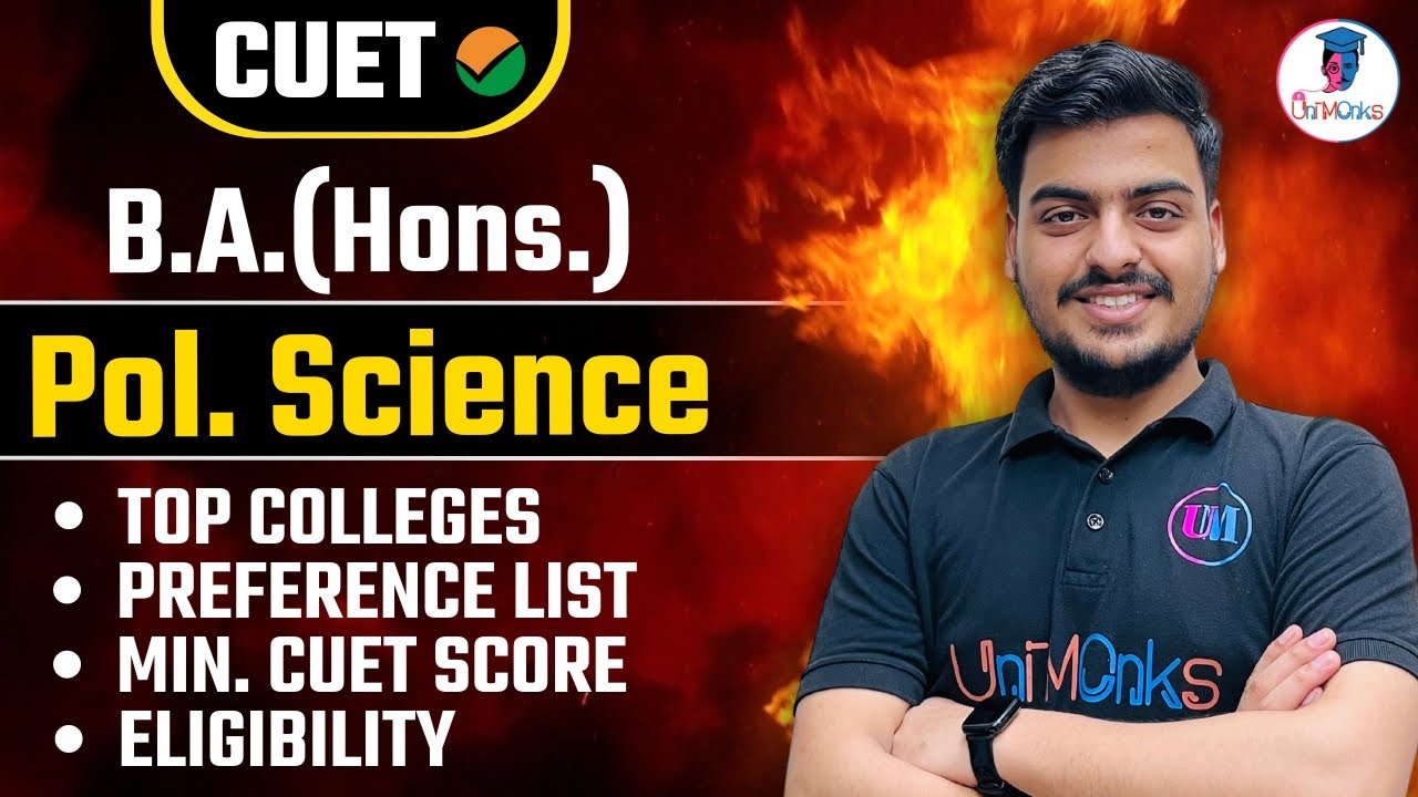 DU Preference List for B.A. Political Science Honours | Best Colleges of DU| DU Admission #cuet2024