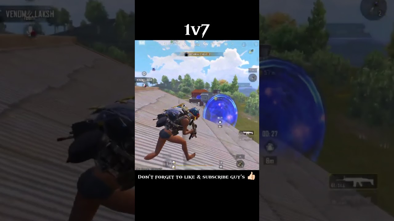 1v7  instant clutch 😳✌🏻 #bgmitamil #bgmiliviporkiyt #porkiyt #shortsfeed #shorts #bgmi