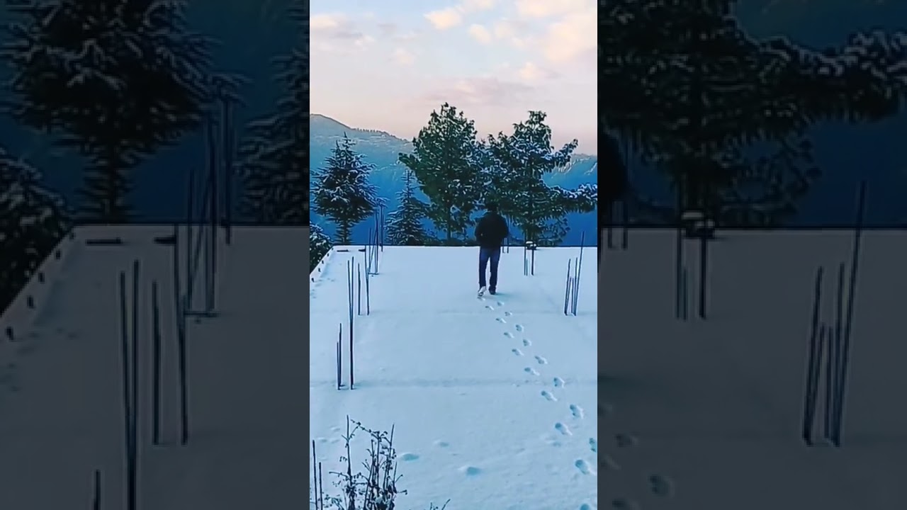 💙 Fresh Snow ❄️🌨️ and Fresh FootPrints || Beautiful 😍