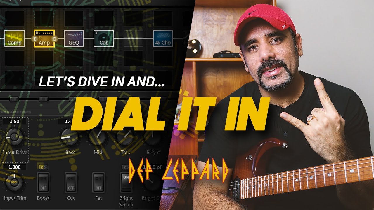 ToneQuest - 1000 Subs Special! - Let's Dial It In - Hysteria By Def Leppard + FREE  Axe FX Presets
