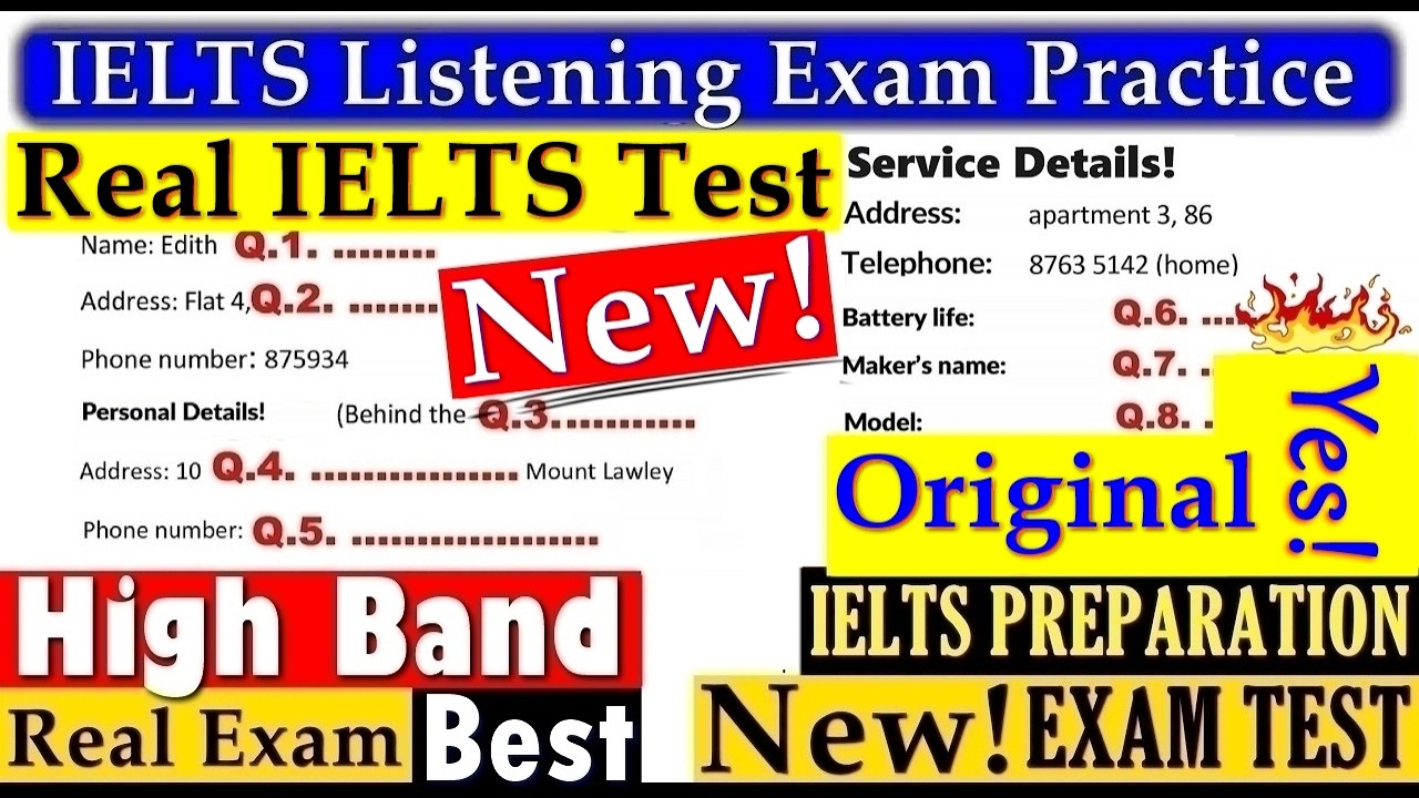 IELTS LISTENING PRACTICE TEST 2026 WITH ANSWERS | 15.06.2026