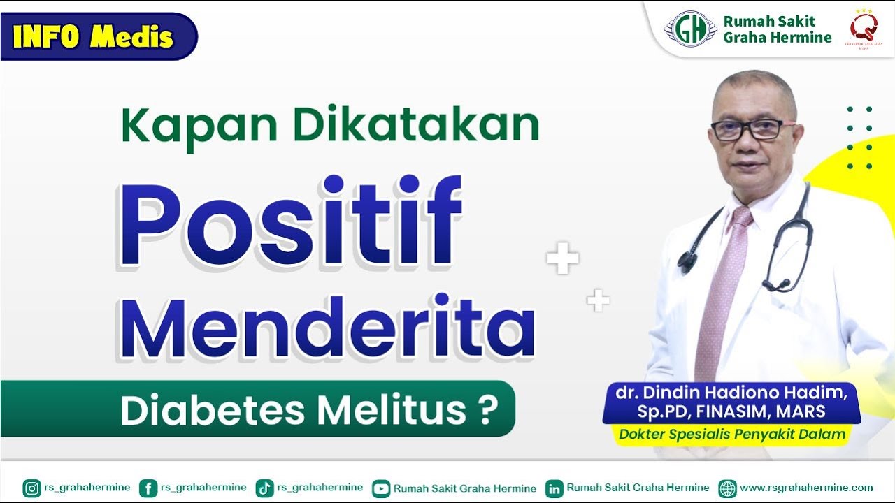 Kapan Dikatakan Positif Menderita Diabetes Melitus?