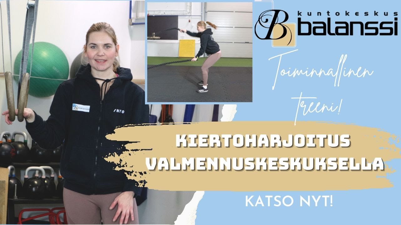 Kiertoharjoitus Valmennuskeskuksella - Toiminnallinen treeni!