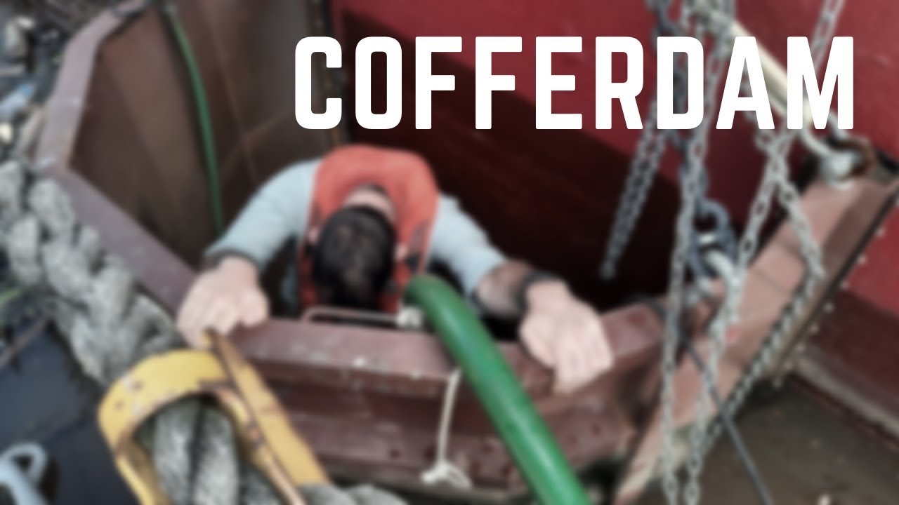 Inside the Cofferdam of USS Olympia