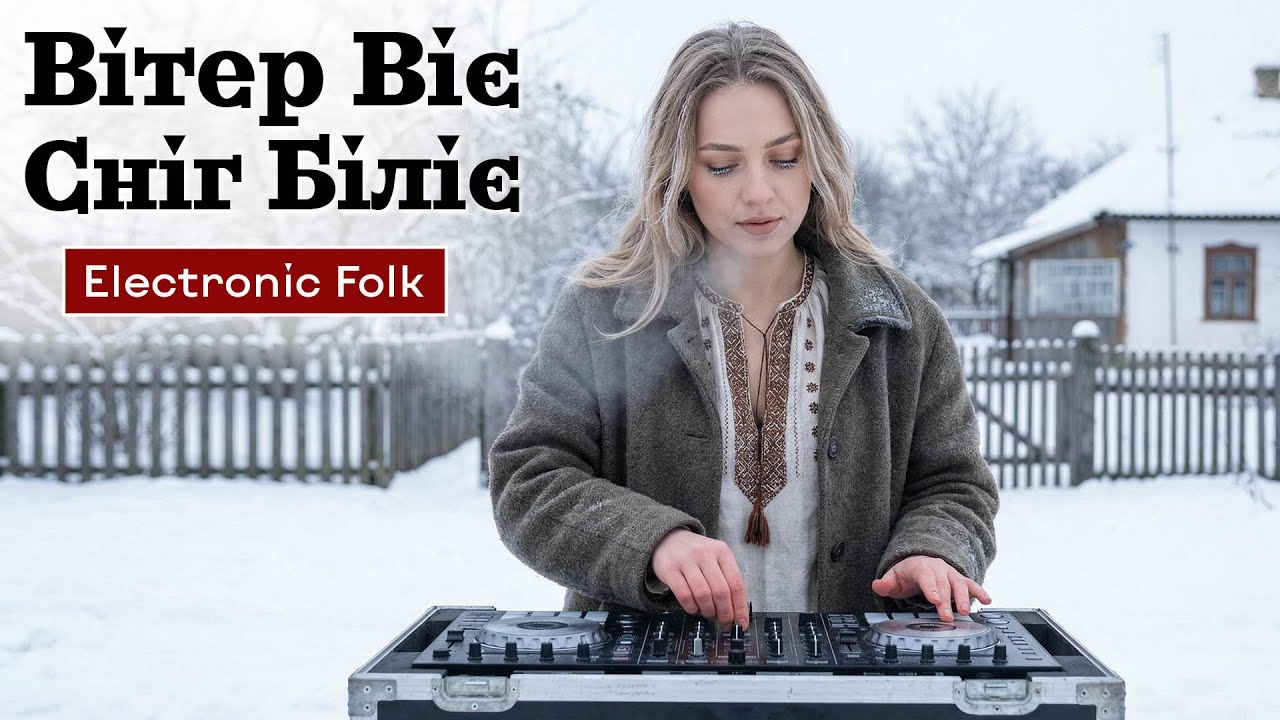 УКРАЇНСЬКА Коляда в СУЧАСНІЙ обробці | «Вітер віє, сніг біліє» Breakbeat Folk