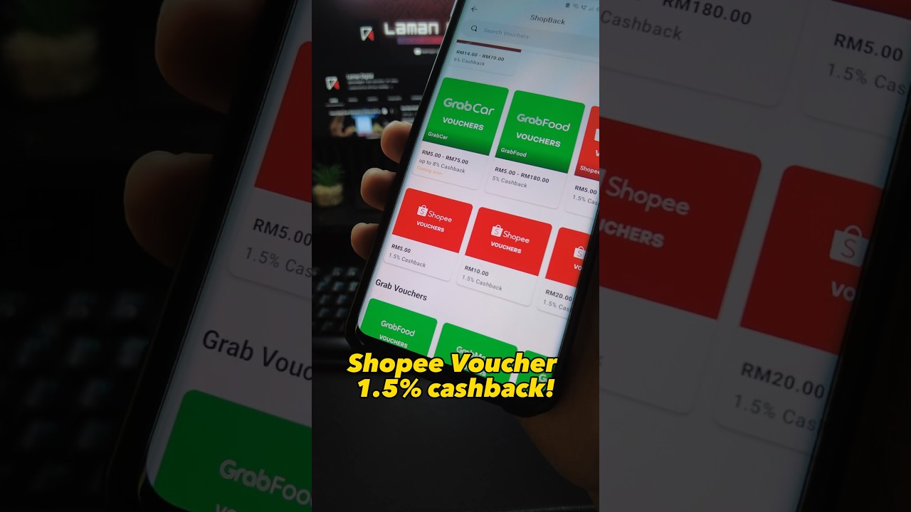 Shopee & Grab Voucher Murah!! #cashback