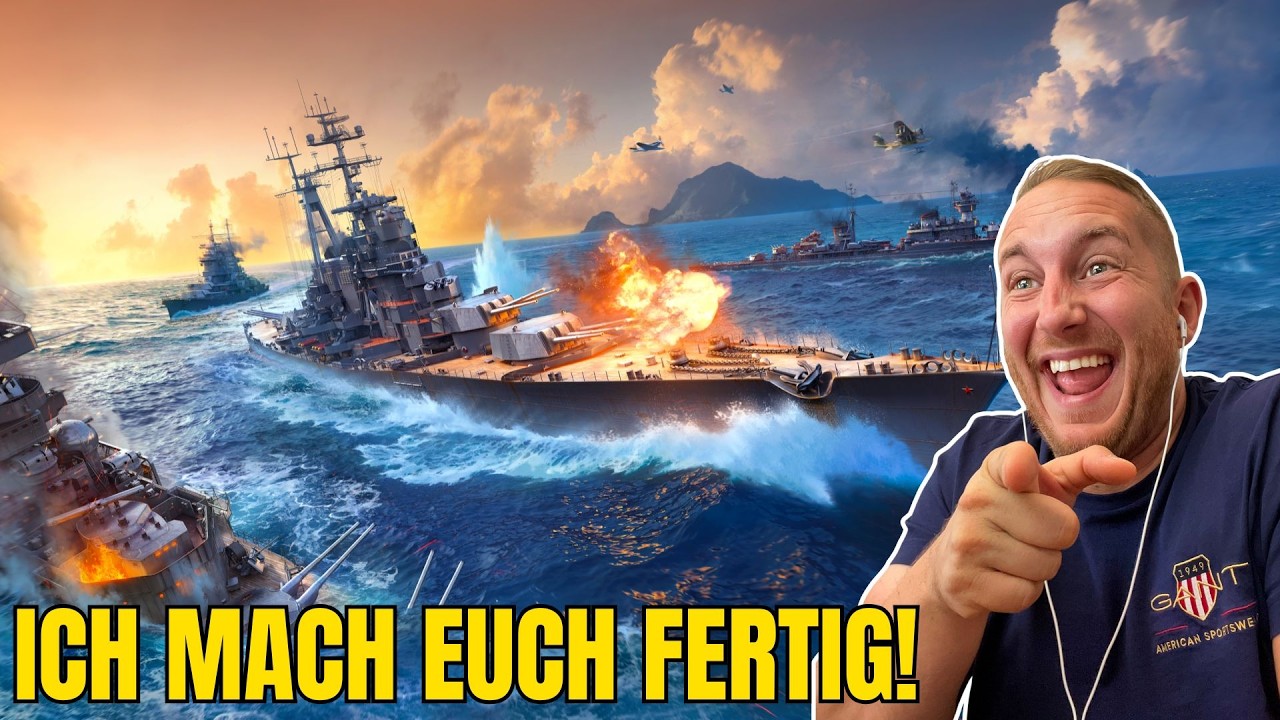 Ich zerlege meine Community (euch) in World of Warships! M4cM4nus Unlimited