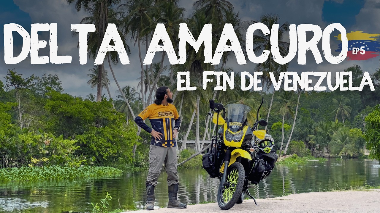 ZONAS OCULTAS DE VENEZUELA 🇻🇪 DE MATURÍN A DELTA AMACURO EN MOTO | 5 Viajeros en Motocicleta