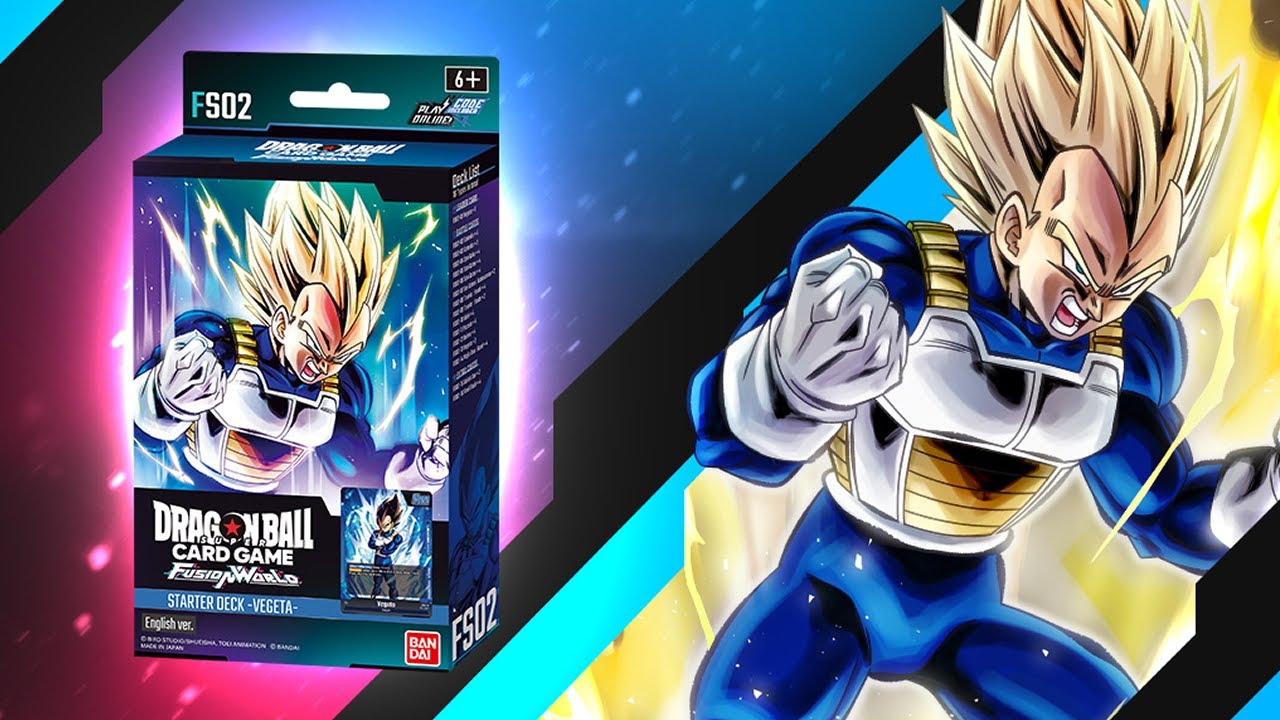 Baralho Inicial -Vegeta- FS02 - Dragon Ball Super Card Game Fusion World