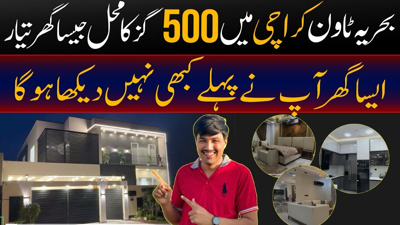 Precinct 9 | Bahria Hillas | 500 Square Yard Luxurious House Bahria Town Karachi | MrZia 