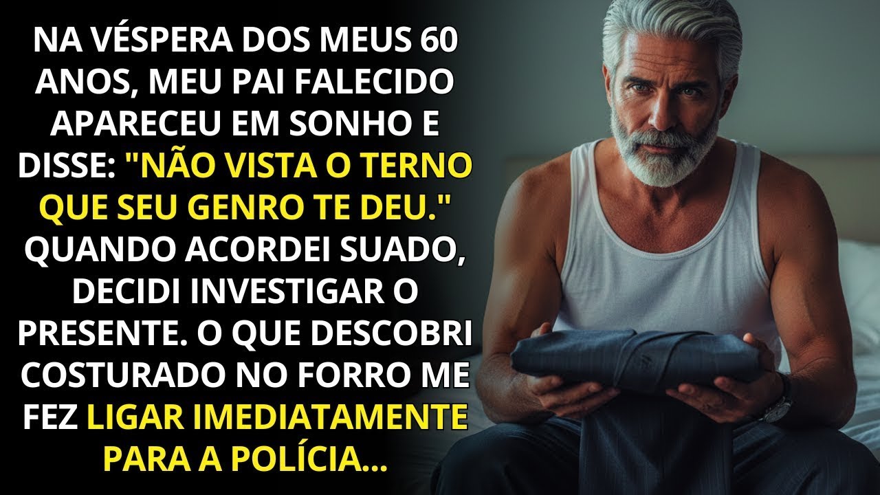 No meu sonho, meu falecido pai disse para não usar o terno que ganhei. Quando acordei, entendi tudo.