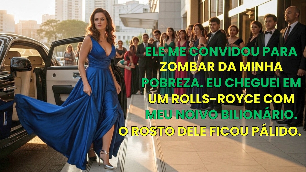 ELE CONVIDOU A EX POBRE PARA HUMILHÁ-LA… MAS ELA CHEGOU COM UM BILIONÁRIO EM UM ROLLS-ROYCE