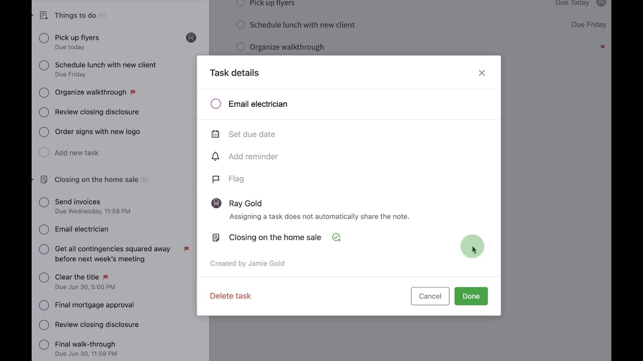 Level Up - Assign tasks in Evernote to others and keep track of progress