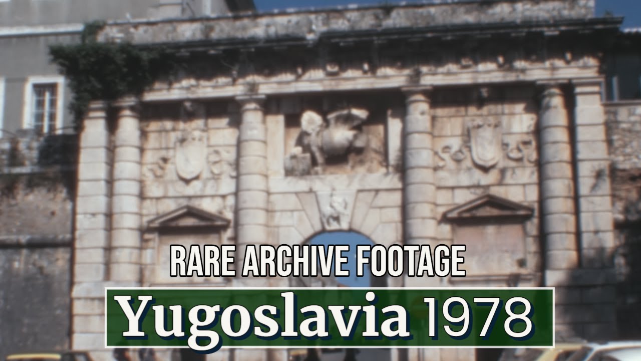 Split Zadar Plitvice 1970s Stock Footage