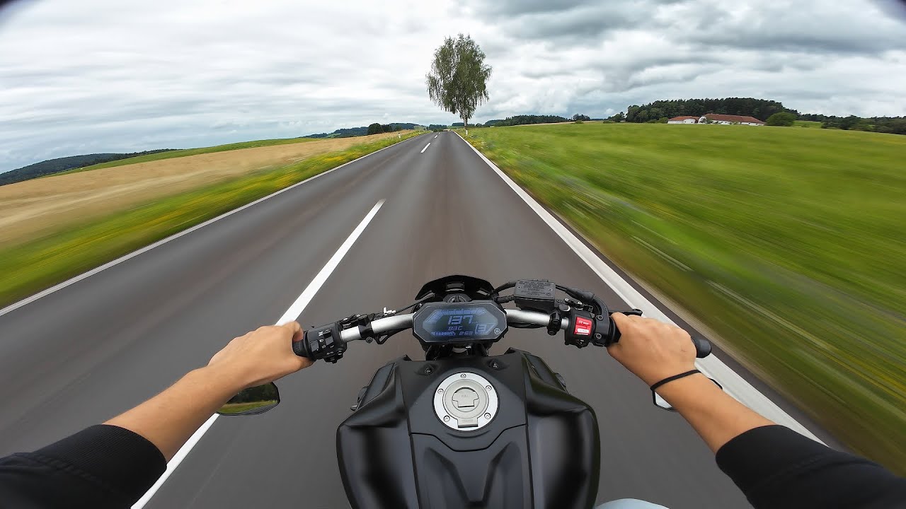 Yamaha MT 07 2021 Full Gas POV Pure Sound 4K