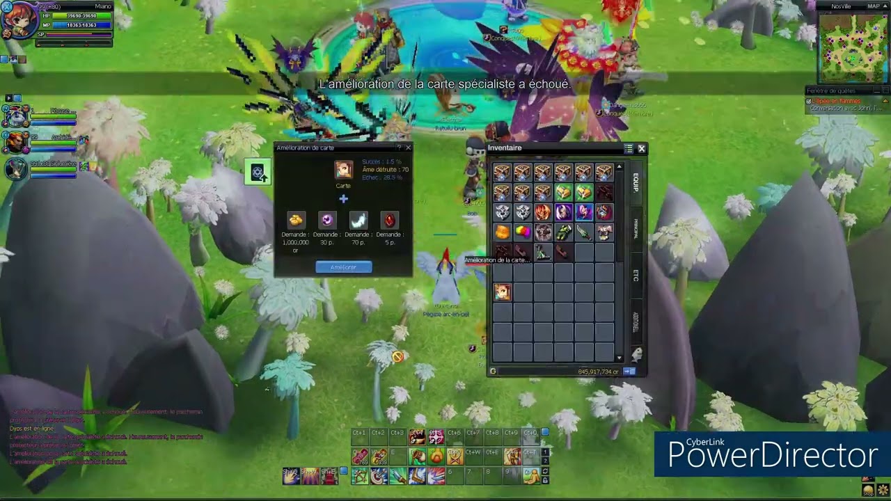 Serveur privé NosTale [NosMill] Je réussi à up ma SP+20 ???