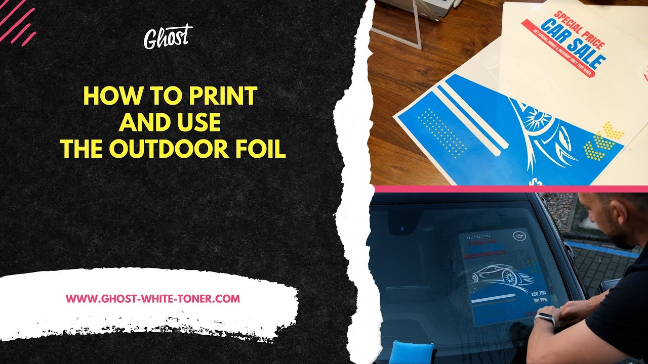 We show you our outdoor foil and what it is suitable for 🤝