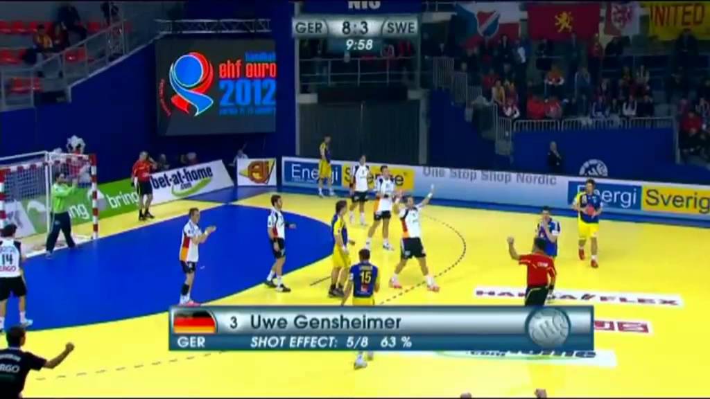 EHF EURO 2012 - GER v SWE 1st Half