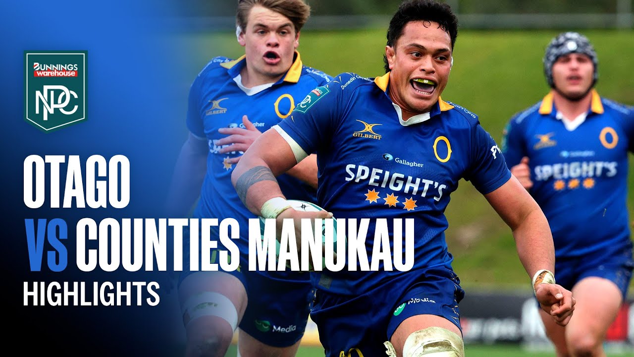 RD 4 HIGHLIGHTS | Otago v Counties Manukau (Bunnings NPC 2025)