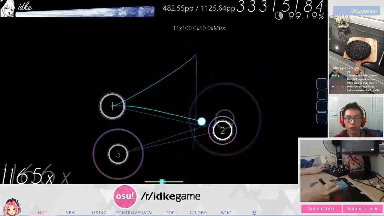 [Live] idke | Foreground Eclipse - Songs Compilation +HR 98.14% {873pp 3❌ 1083pp if ranked & FC}