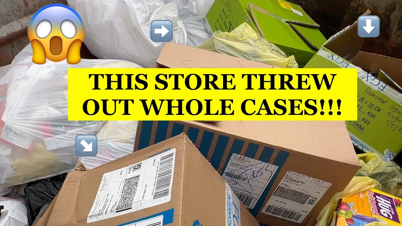 DUMPSTER DIVIN// A DUMPSTER FULL OF FILLED GOODIE BOXES?!?!?!
