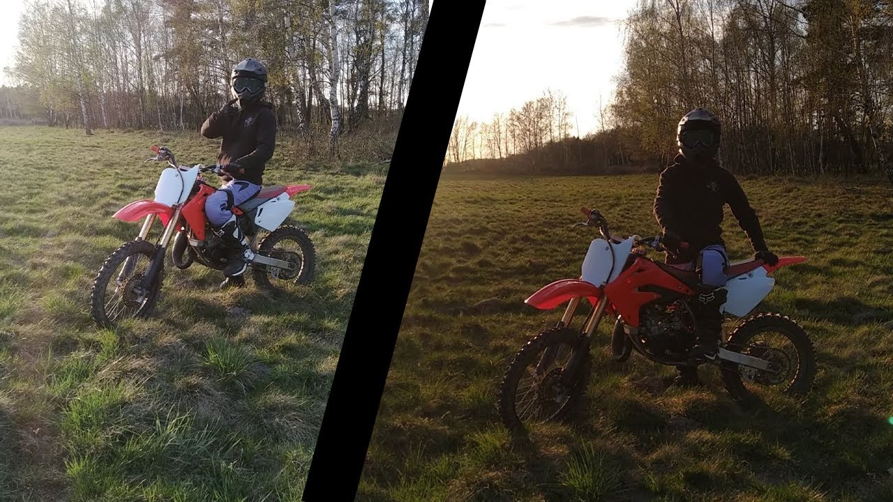 Nowe moto Cr 85 / żwirownia