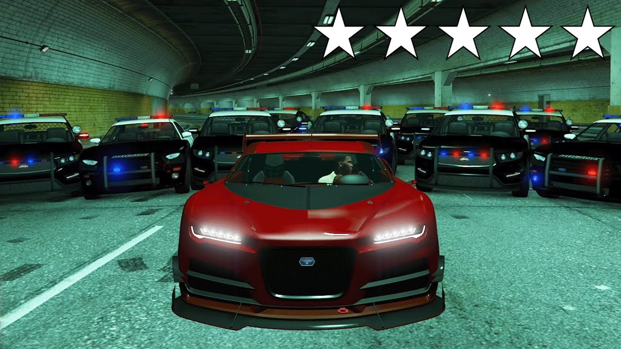 Échapper à 5 Étoiles avec 1 PV dans GTA 5
