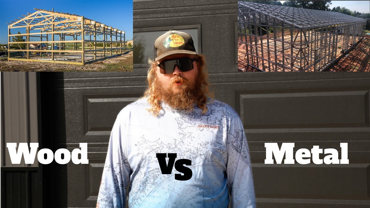 Why Dakota Chose a 40x60 Metal Garage Over Wood &mdash; Farm Hangout & Business Shop Tour #metalbuildings