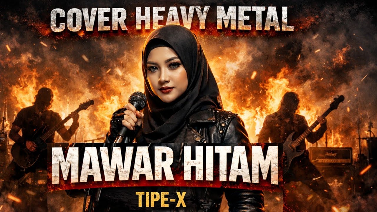 🔥 MAWAR HITAM – TIPE-X | Cover by VIRGO METAL (Heavy Metal AI Arrangement) 🔥
