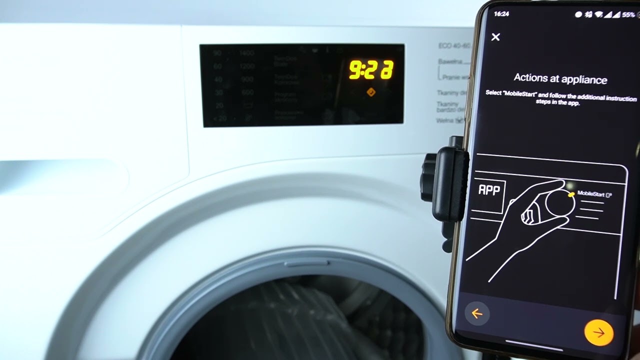 Стиральная машина Miele 125 Edition WSB683 WCS Tdos — как подключиться к телефону | Используйте п...