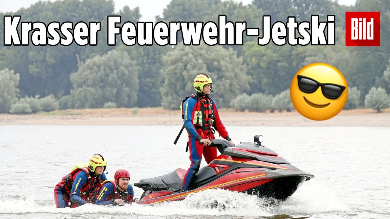 Die Jetskis der Feuerwehr haben 180 PS!