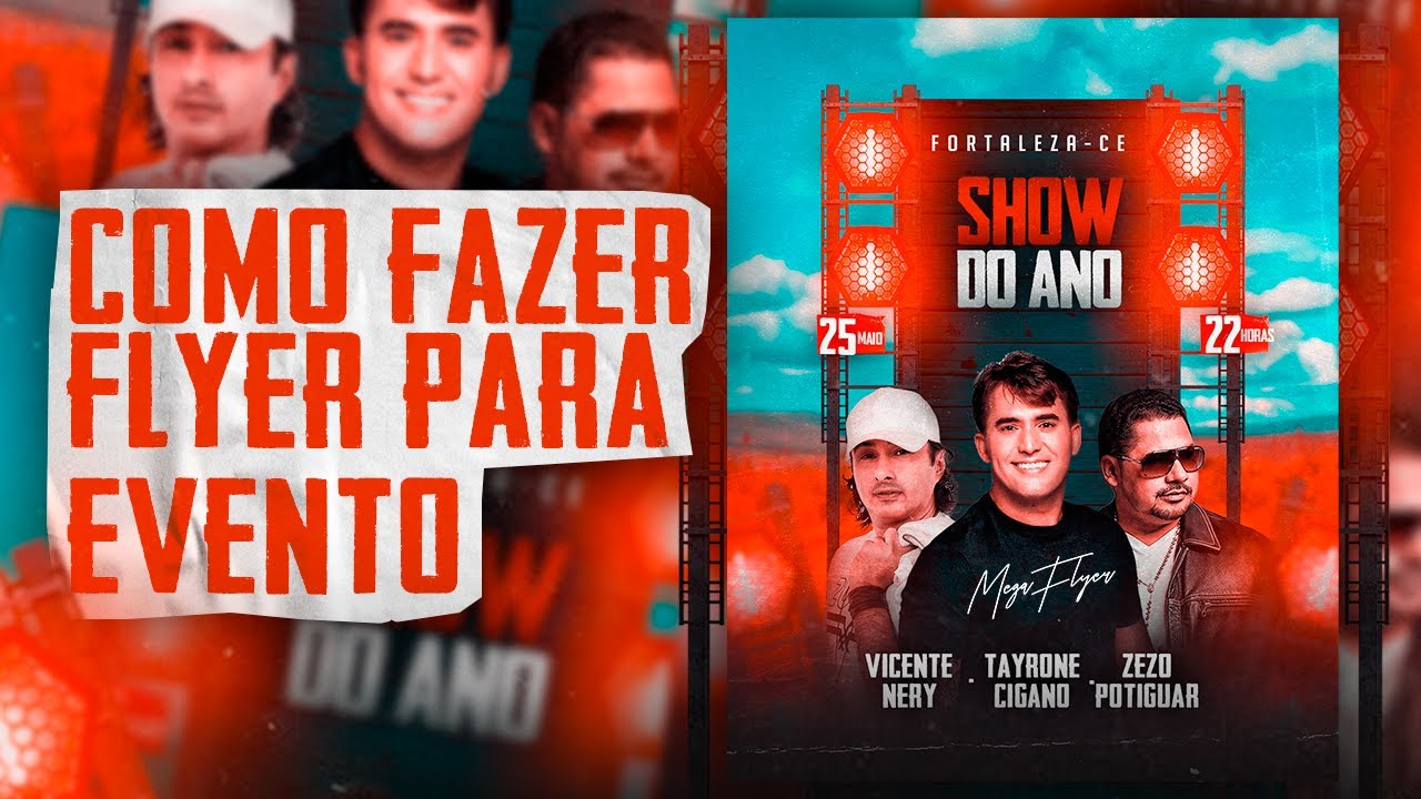 COMO FAZER FLYER PARA EVENTO INCR&Iacute;VEL |  PASSO A PASSO | MEGAFLYER