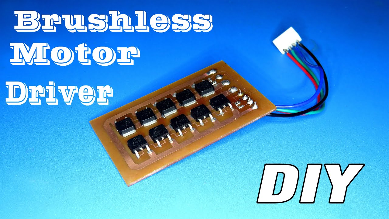 How to make 300W Brushless motor driver SMD mode | Electronic project