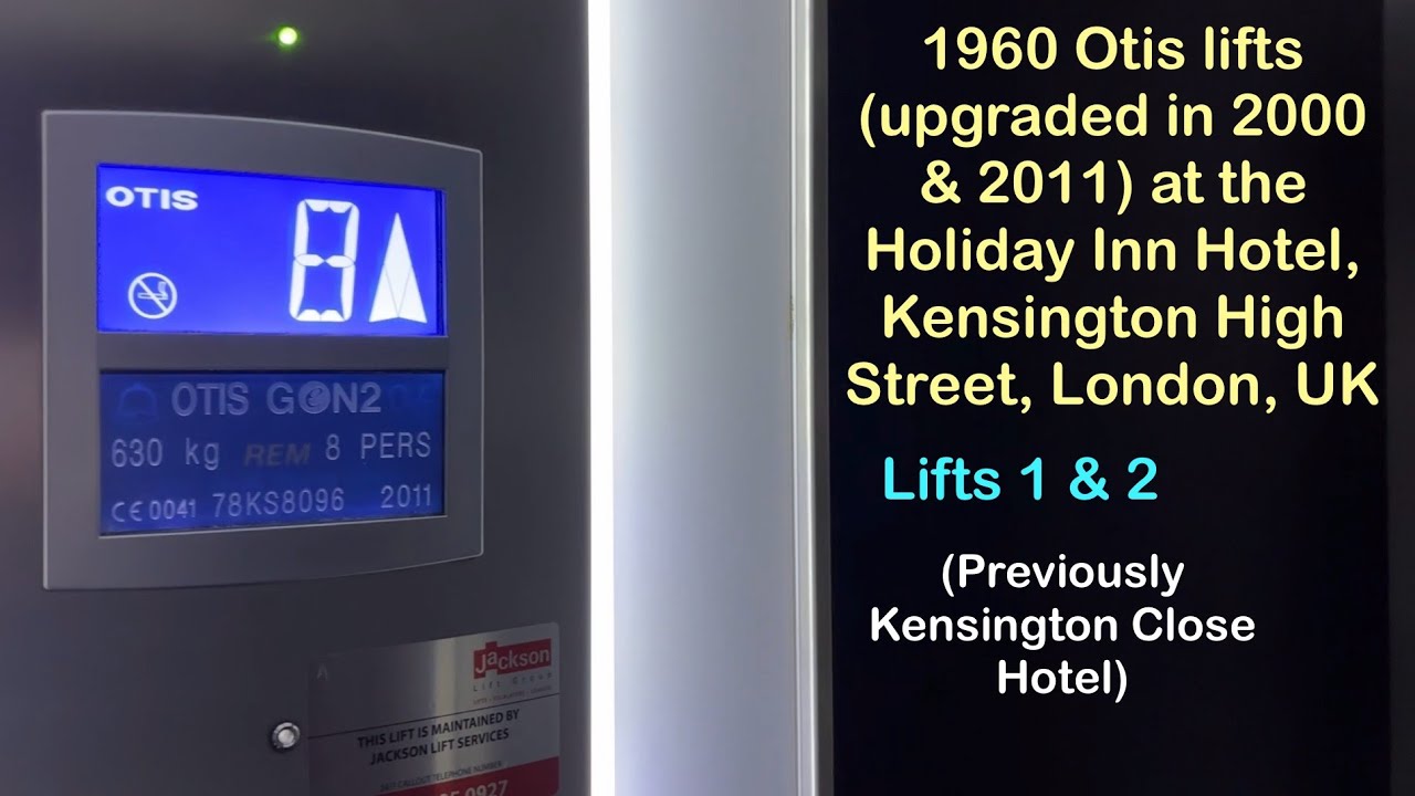 1960 Otis lifts (mod. twice) at Holiday Inn (previously Kensington Close), London, UK [Lifts 1 & 2]