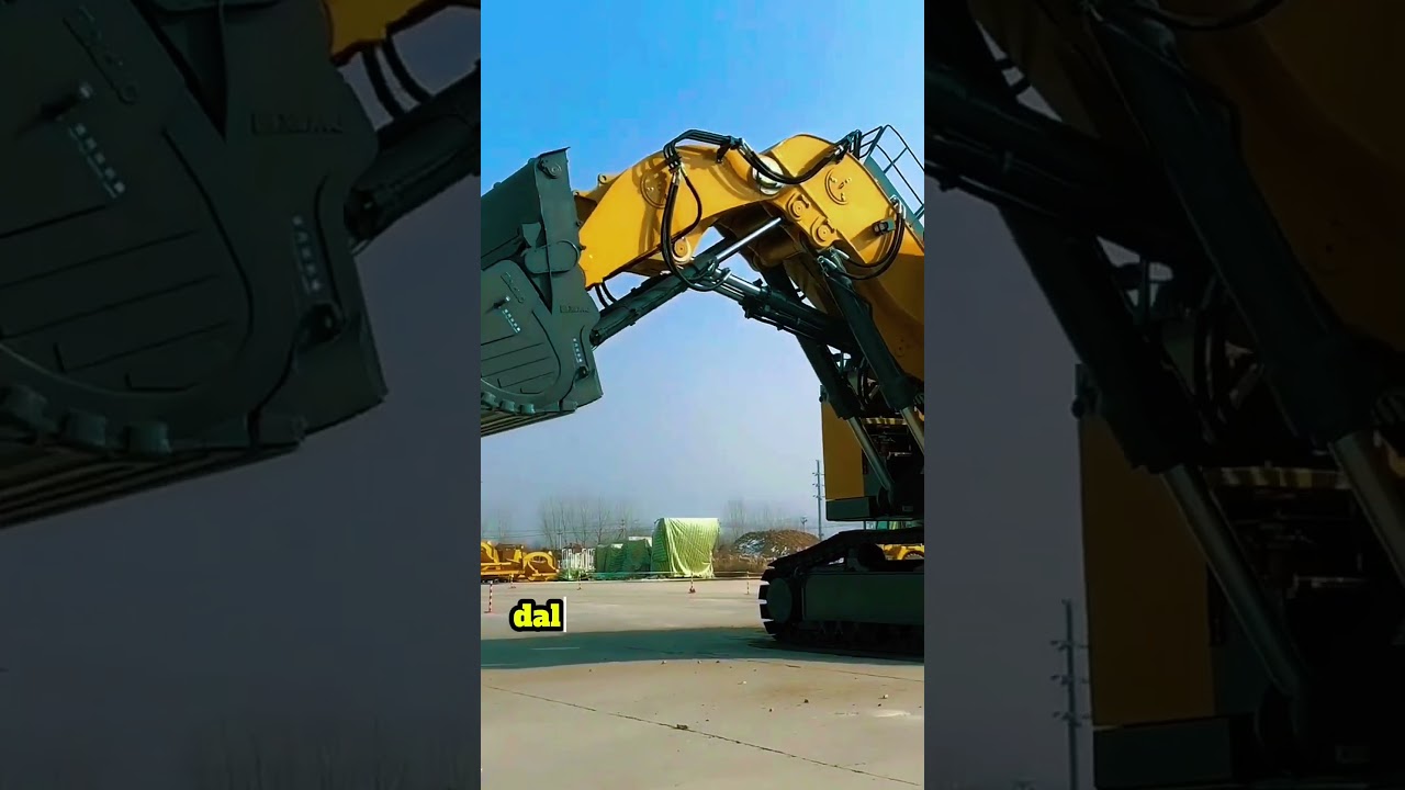 Beko Raksasa! Excavator terbesar di dunia  #beko #excavator #truk #trukoleng