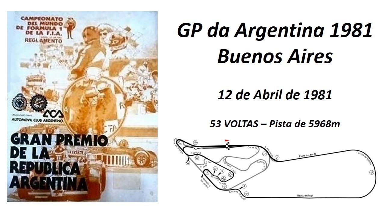 Corridas cl&aacute;ssicas Temp. 01 Ep. 03 - G P da Argentina 1981 - Narra&ccedil;&atilde;o em Portugu&ecirc;s