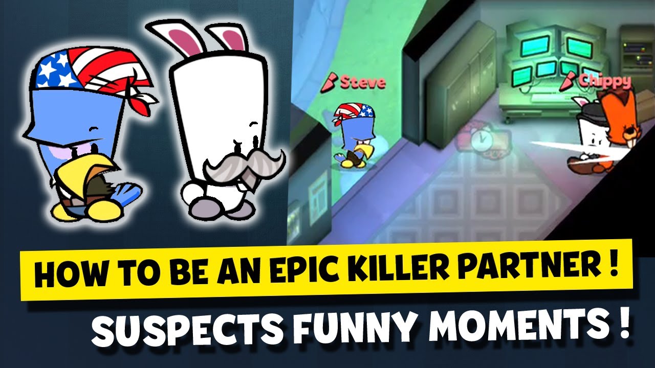 HOW TO BE AN EPIC KILLER PARTNER ! SUSPECTS MYSTERY MANSION FUNNY MOMENTS #18