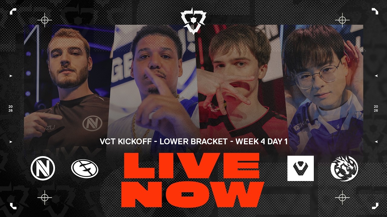 EG vs ENVY - VCT Americas 26 Kickoff - Lower Bracket VERTICAL