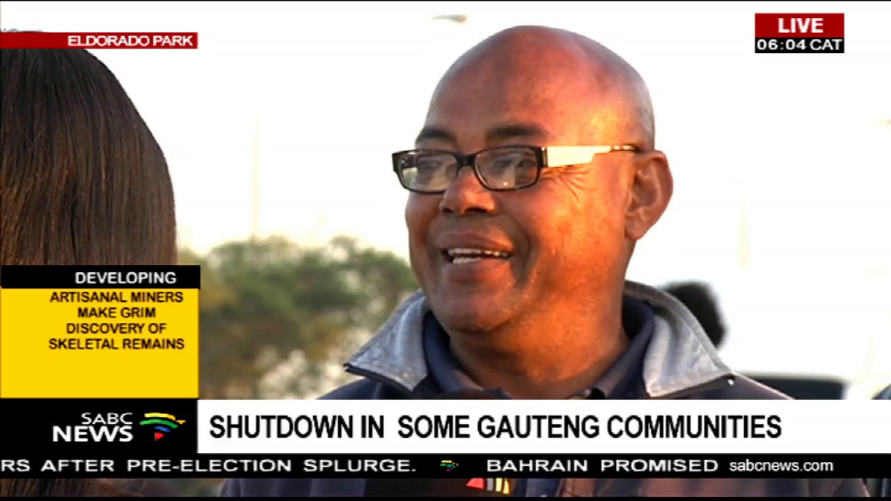 Shutdown in Gauteng's coloured communities