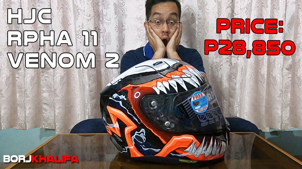 Unboxing  HJC Rpha 11 Venom 2 | Marvel Helmet |  BorjKhalifa