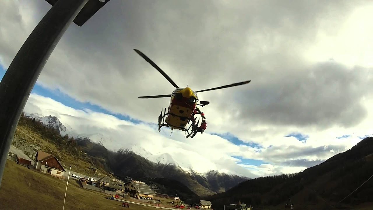 Evacuation telesieges à Auron - Decembre 2014 - GMP