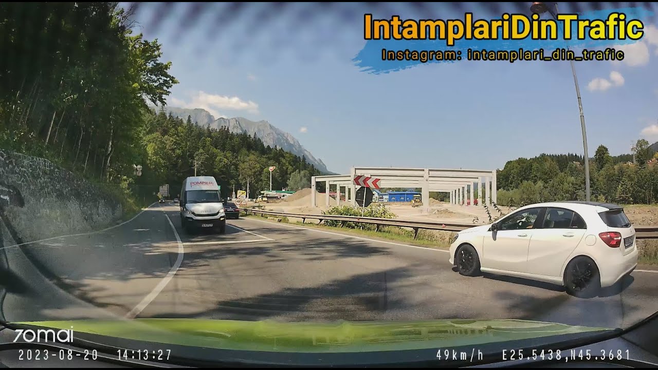 Depasiri la limita si neacordari de prioritate - la 50km/h imi iese-n fata in 2 metri