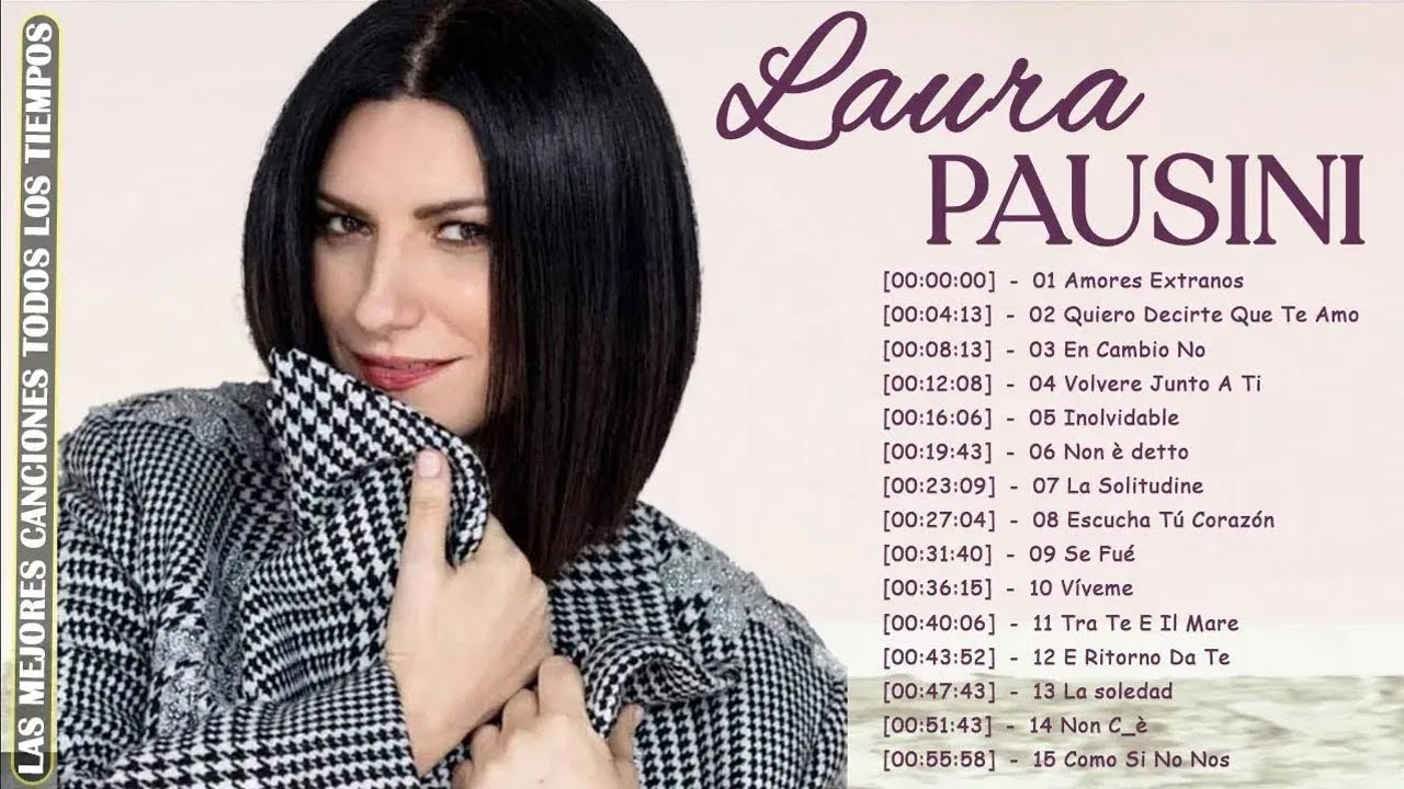 Revive Tus Recuerdos con las 25 Mejores Canciones de Laura Pausini  🌹 Grandes Éxitos